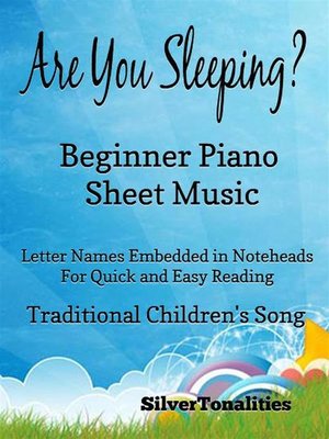 cover image of Are you sleeping beginner pianoAre You Sleeping Beginner Piano Sheet Music